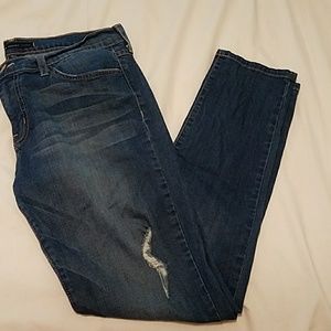 Flying Monkey Platinum* dark wash skinny jeans